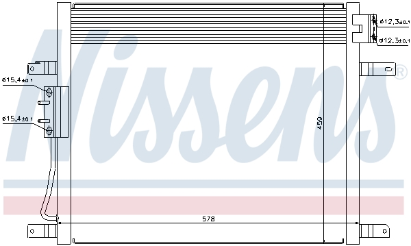 Nissens Airco condensor 94972