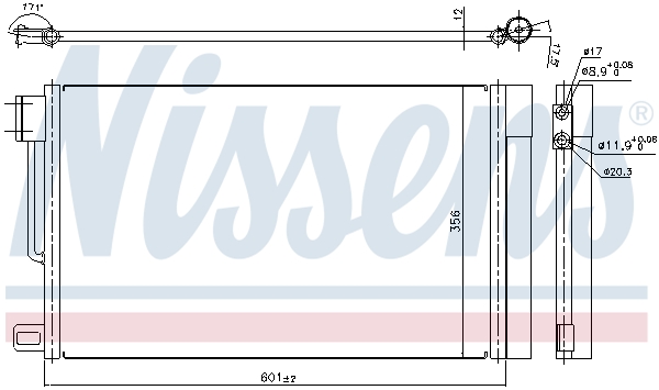 Nissens Airco condensor 94973