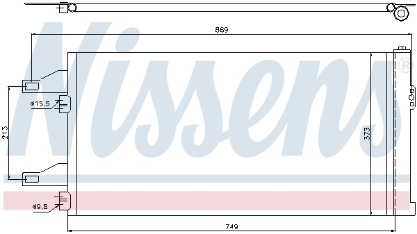 Nissens Airco condensor 94985