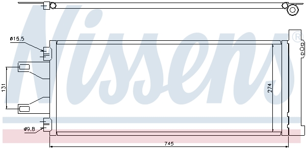 Nissens Airco condensor 94986