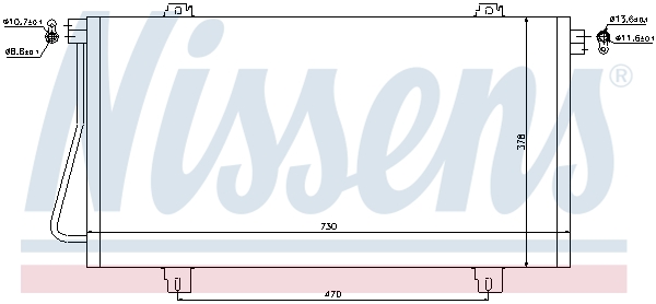 Nissens Airco condensor 94989