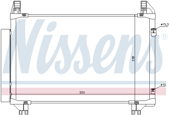 Nissens Airco condensor 94991