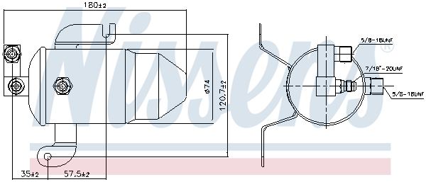 Nissens Airco droger/filter 95011