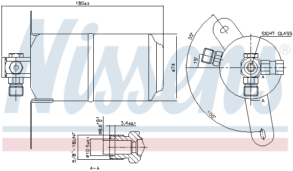 Nissens Airco droger/filter 95025