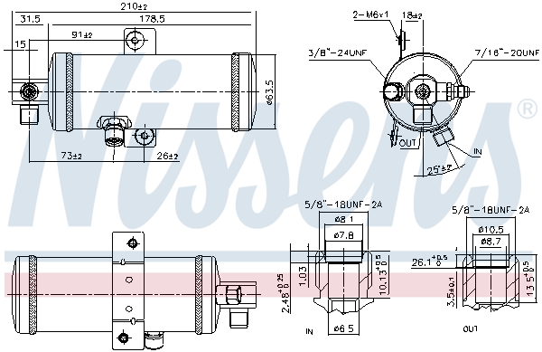 Nissens Airco droger/filter 95060