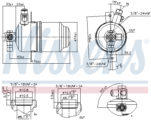 Nissens Airco droger/filter 95077