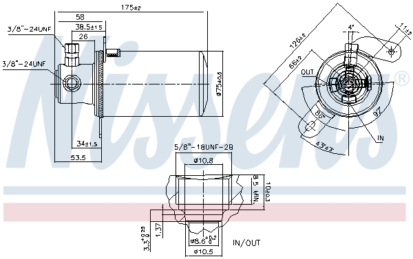 Nissens Airco droger/filter 95078