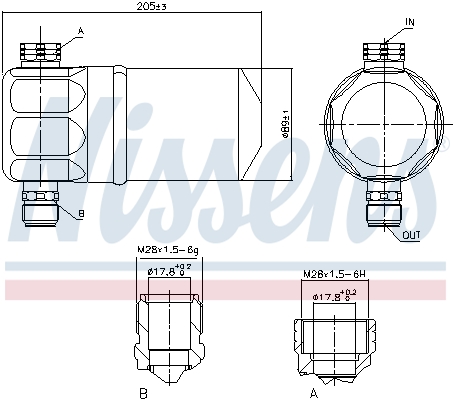 Nissens Airco droger/filter 95115