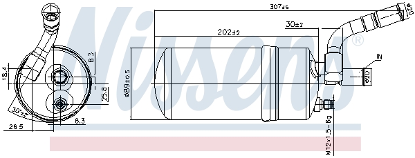 Nissens Airco droger/filter 95129