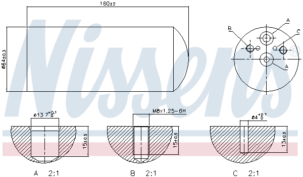 Nissens Airco droger/filter 95172