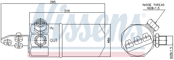 Nissens Airco droger/filter 95194