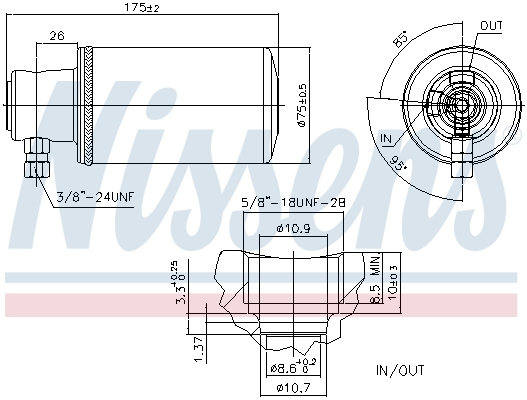 Nissens Airco droger/filter 95229