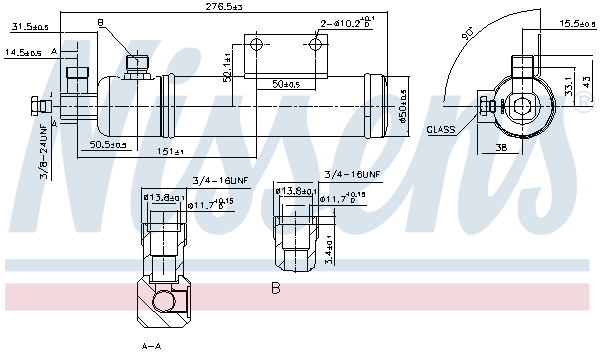 Nissens Airco droger/filter 95287