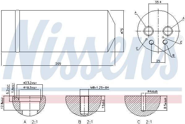 Nissens Airco droger/filter 95314