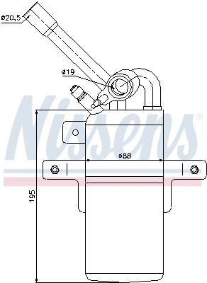 Nissens Airco droger/filter 95331