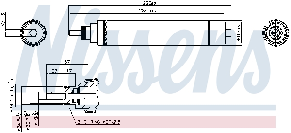 Nissens Airco droger/filter 95336