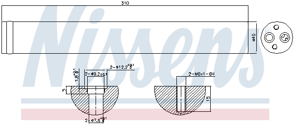 Nissens Airco droger/filter 95342