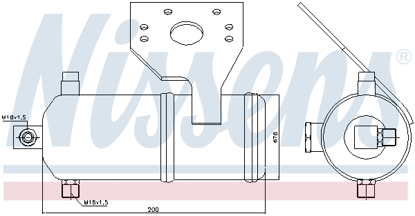 Nissens Airco droger/filter 95361