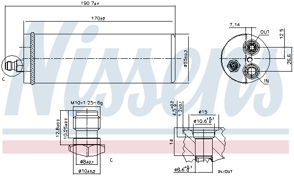 Nissens Airco droger/filter 95386