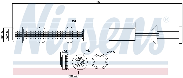 Nissens Airco droger/filter 95403