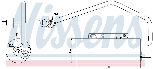 Nissens Airco droger/filter 95447