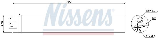 Nissens Airco droger/filter 95453