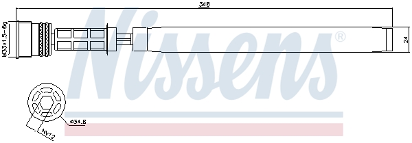 Nissens Airco droger/filter 95458