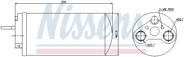 Nissens Airco droger/filter 95461