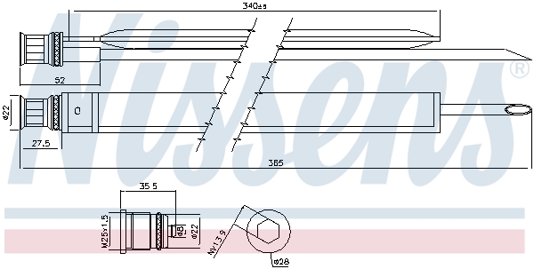 Nissens Airco droger/filter 95465