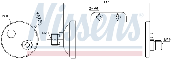 Nissens Airco droger/filter 95482