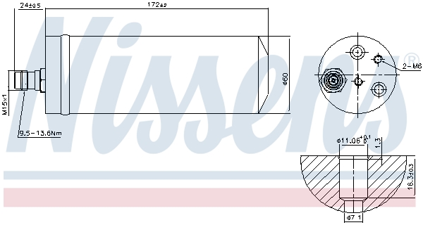 Nissens Airco droger/filter 95489