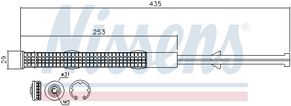 Nissens Airco droger/filter 95506