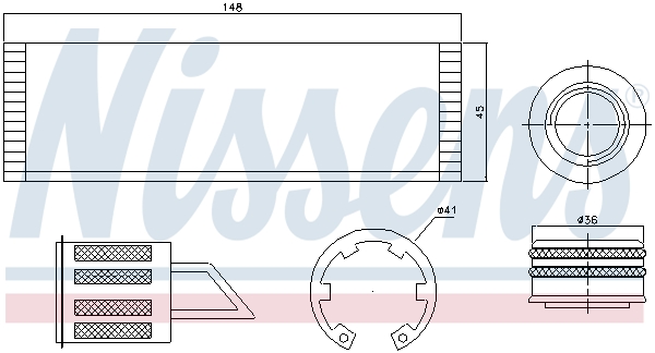 Nissens Airco droger/filter 95515