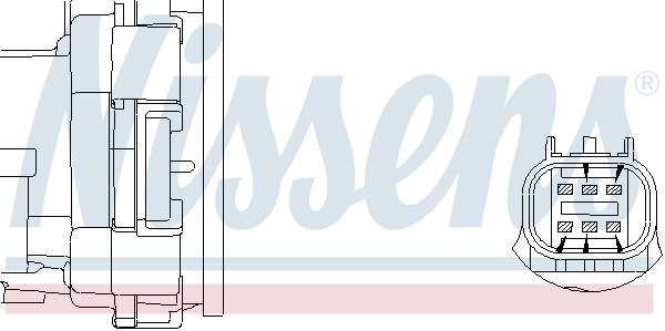 Nissens Gasklephuis 955152