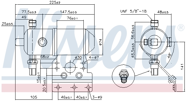 Nissens Airco droger/filter 95521