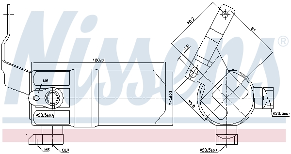 Nissens Airco droger/filter 95552