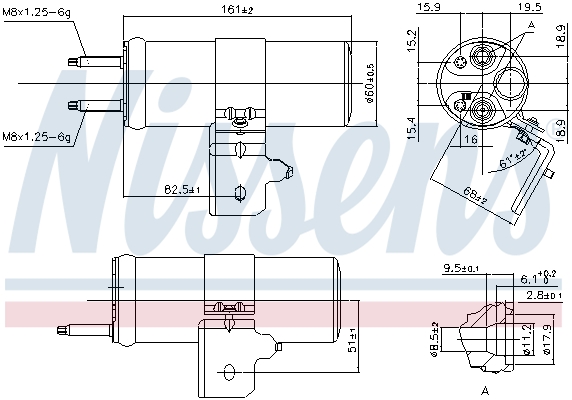 Nissens Airco droger/filter 95568