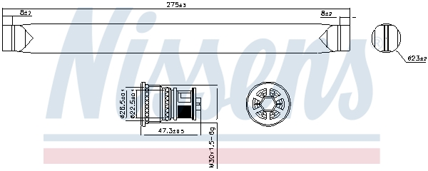 Nissens Airco droger/filter 95571