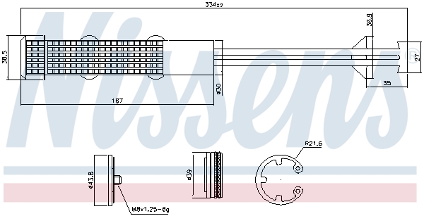 Nissens Airco droger/filter 95605