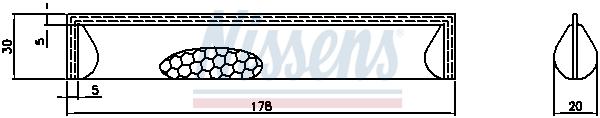 Nissens Airco droger/filter 95622