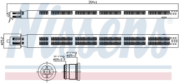 Nissens Airco droger/filter 95745