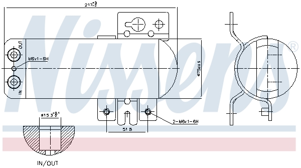 Nissens Airco droger/filter 95746