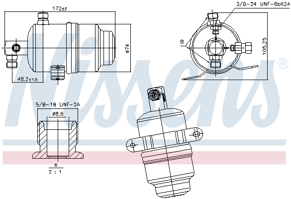 Nissens Airco droger/filter 95763