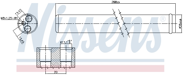 Nissens Airco droger/filter 95772