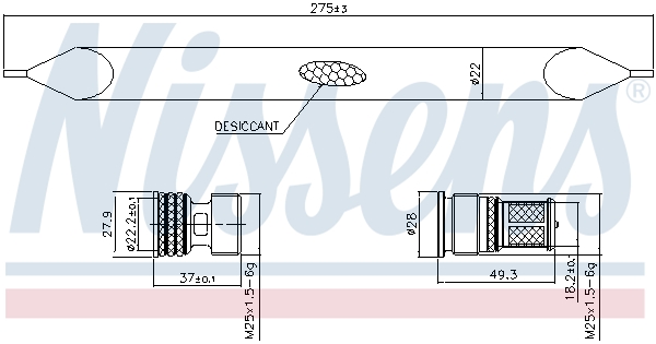 Nissens Airco droger/filter 95784