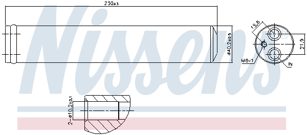 Nissens Airco droger/filter 95801