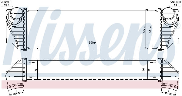 Nissens Interkoeler 96100