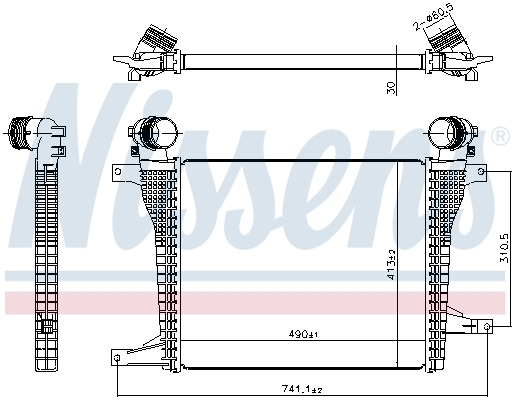 Nissens Interkoeler 961124