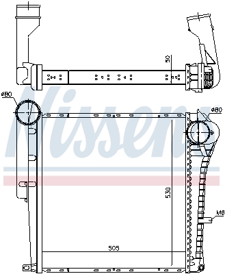 Interkoeler Nissens 961153