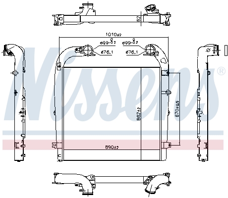 Interkoeler Nissens 961154